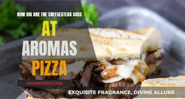 Aromas Pizza Cheesesteak Subs: Massive or Modest?