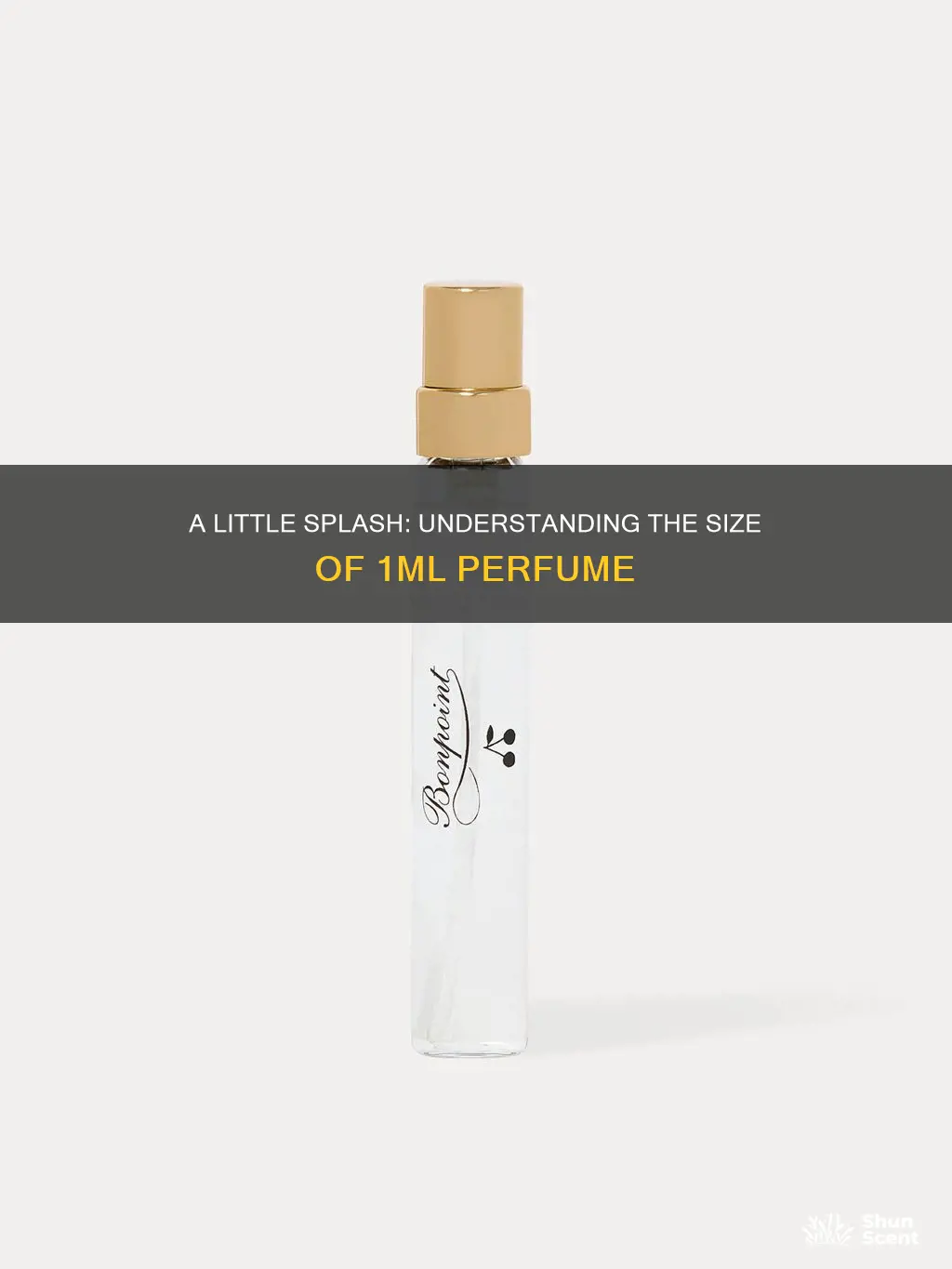 how big is 1 ml perfume