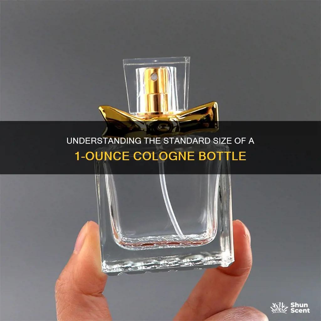 how big is 1 oz cologne bottle