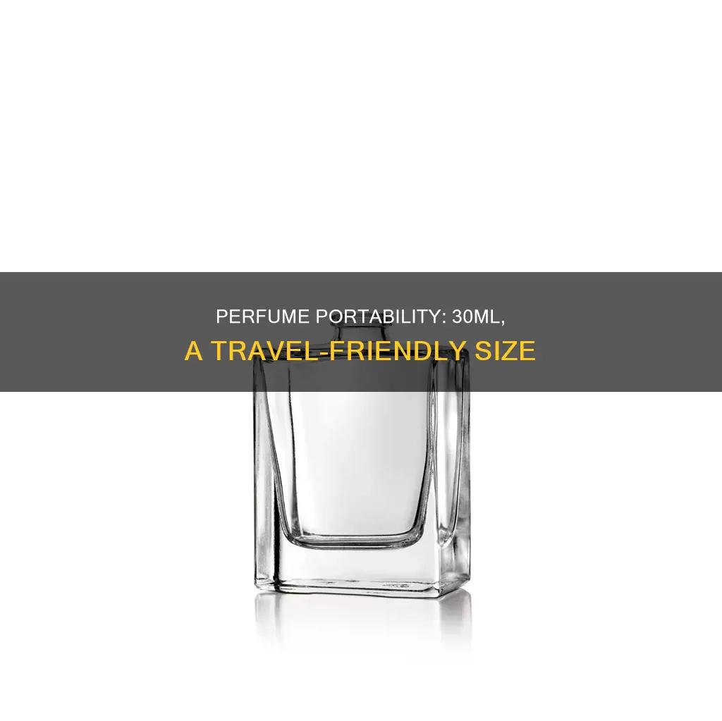 how big is 30ml of perfume
