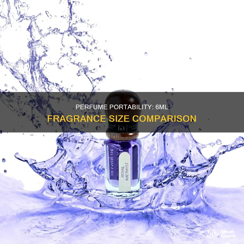 how big is 6ml perfume