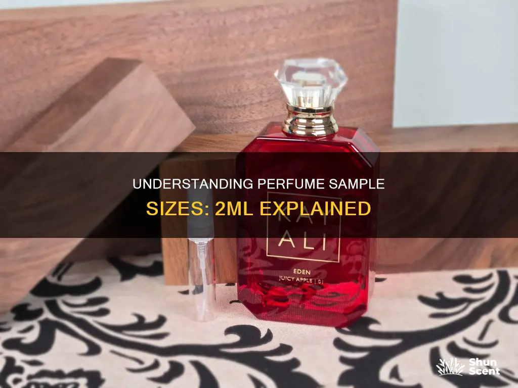 how big is a 2ml perfume sample