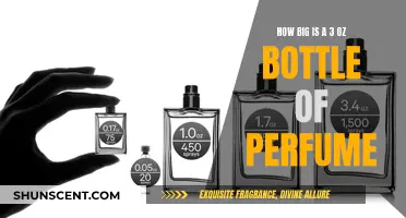 Perfume Bottle Sizes: 3 Oz and Under