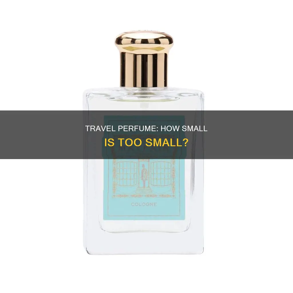 how big is a travel size perfume