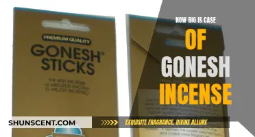 Gonesh Incense: How Big Are the Cases?