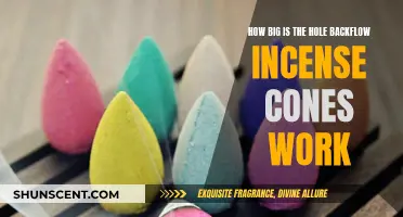 Backflow Incense Cones: Hole Size Matters