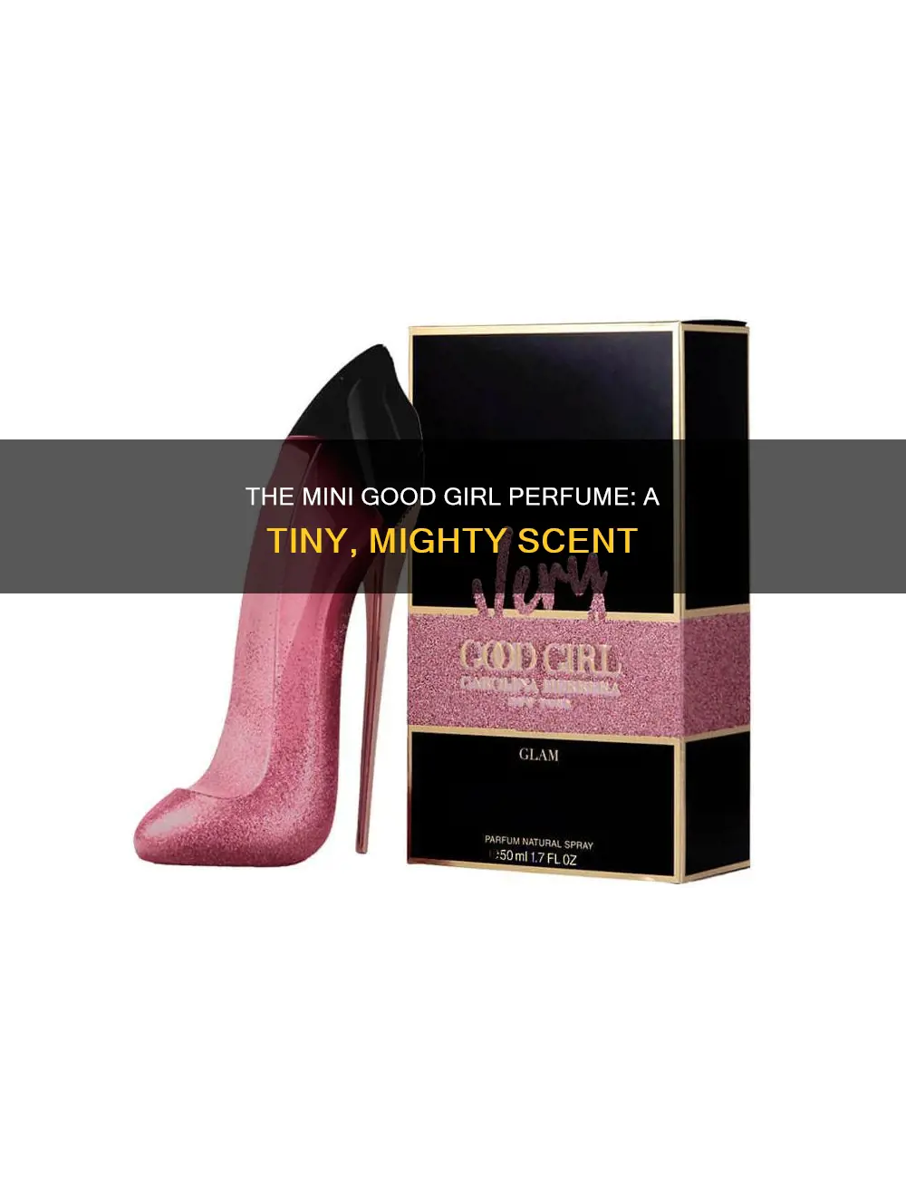 how big is the mini good girl perfume