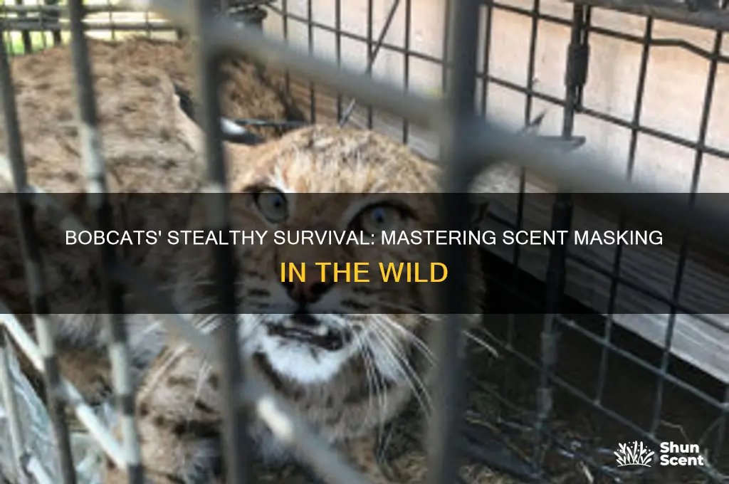 how bobcats mask their scent