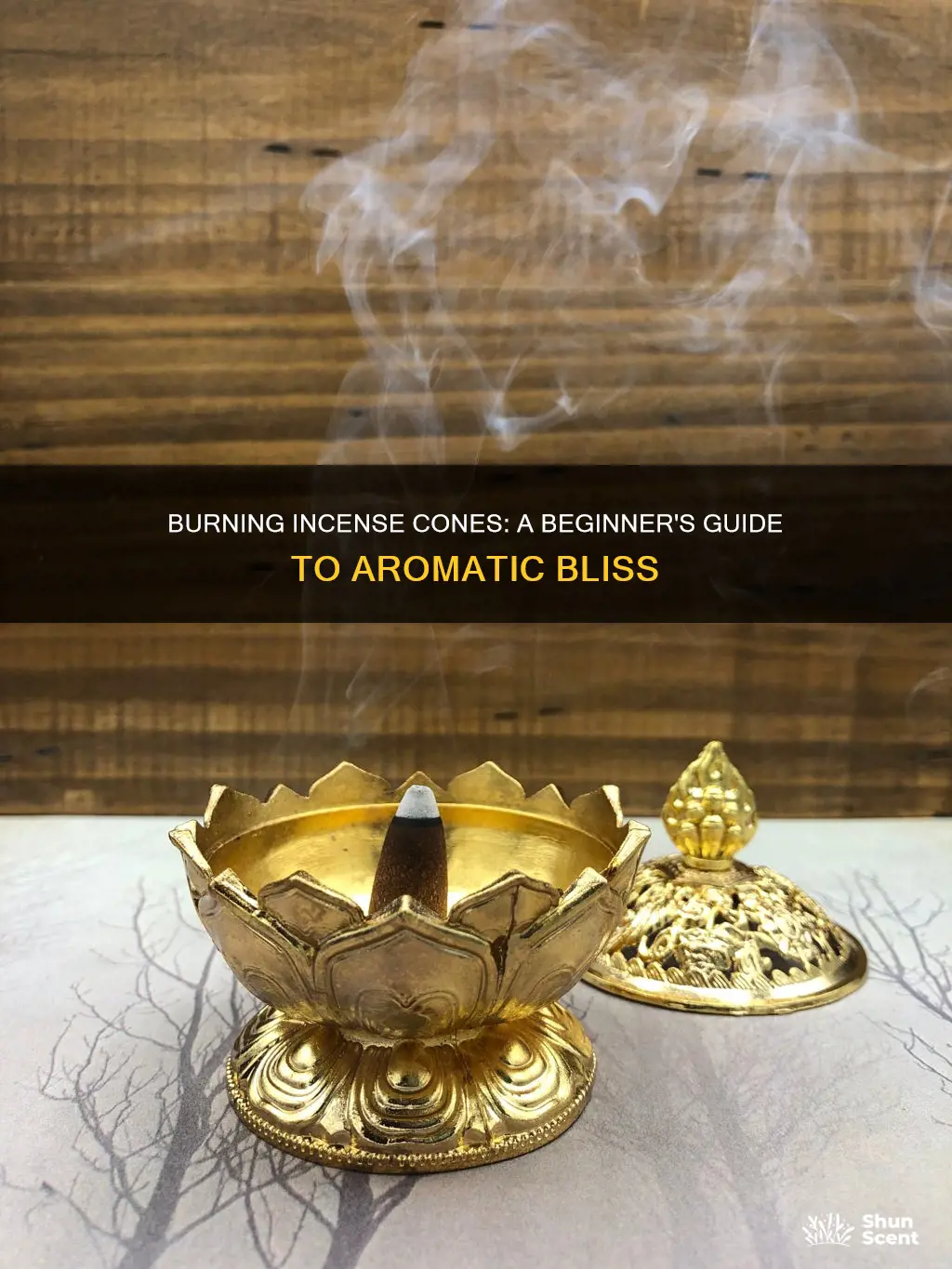 how burn incense cones