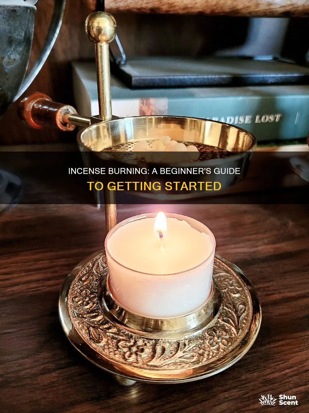 how burn incense