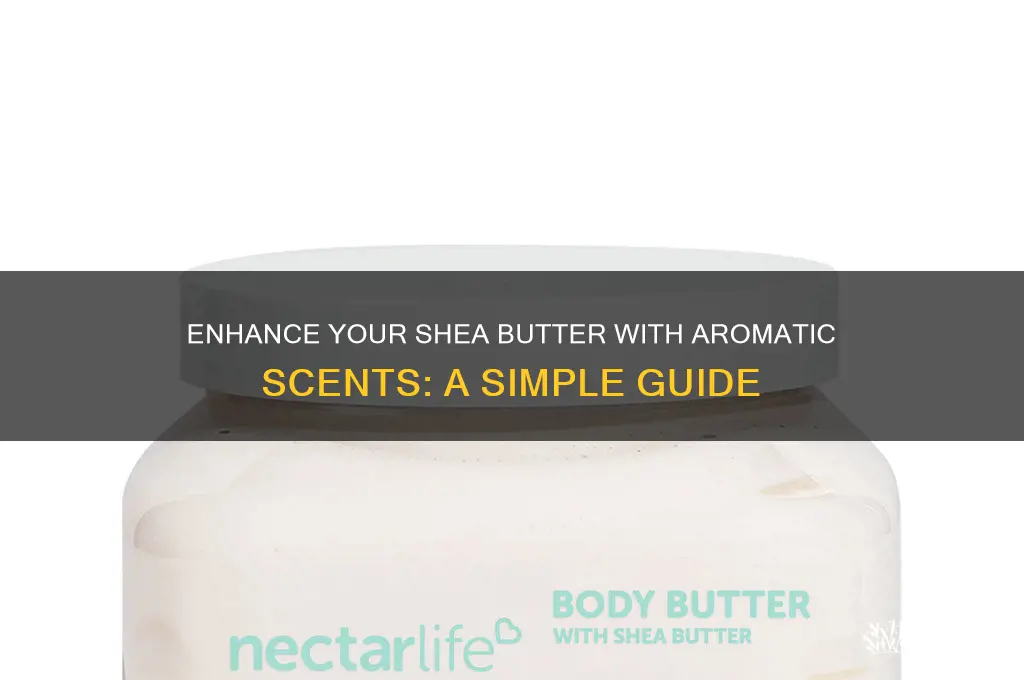 how can i add scent to shea butter
