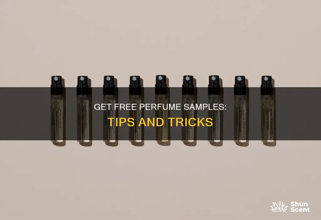 how can i get perfume samples