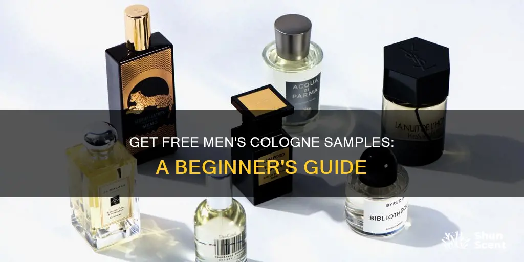 how can i get samples of men cologne