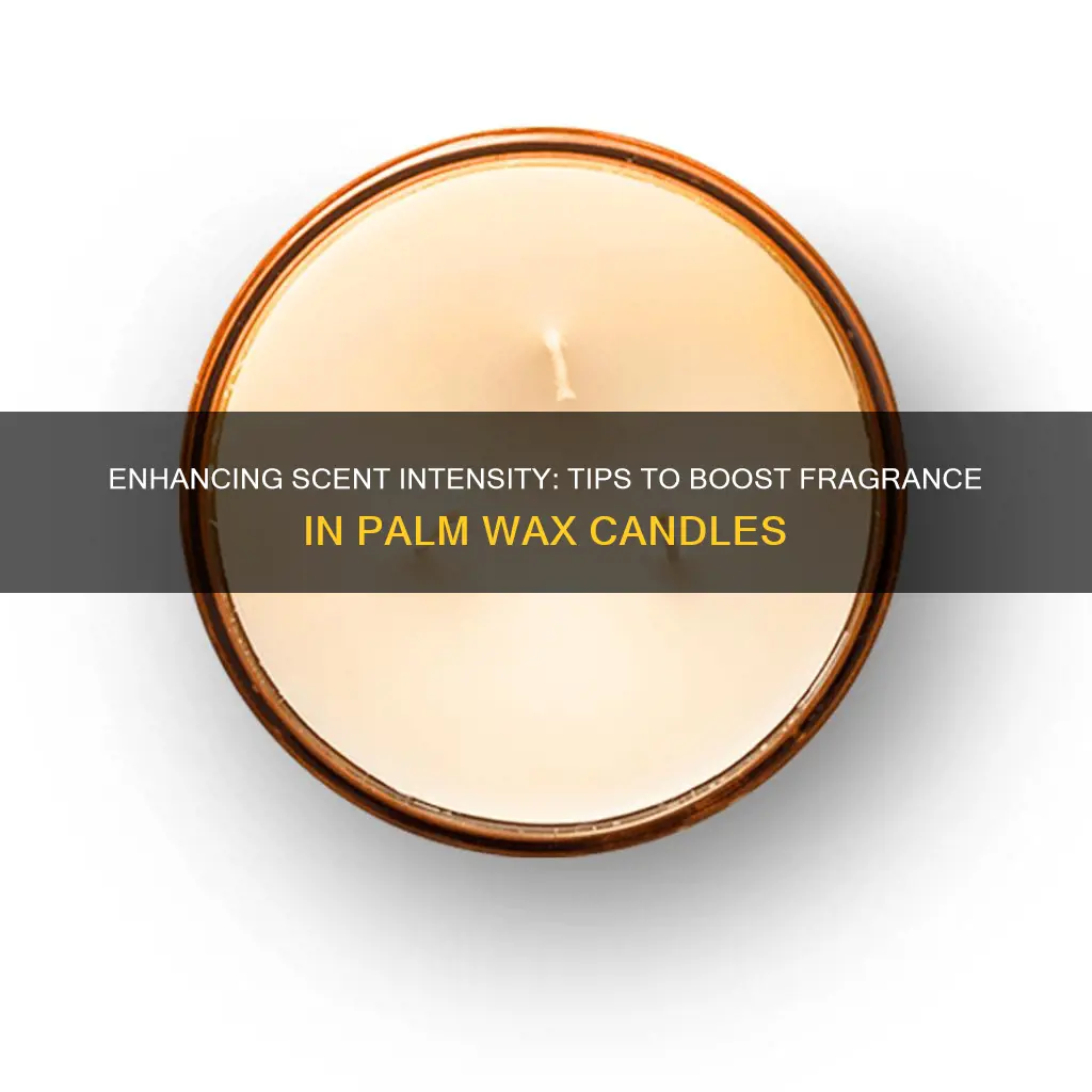 how can i increase the fragrance load in palm wax