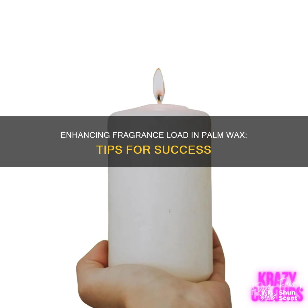 how can i increase the fragrance load in palm wax
