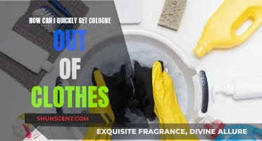 Removing Cologne Stains from Clothes: Quick and Easy Methods