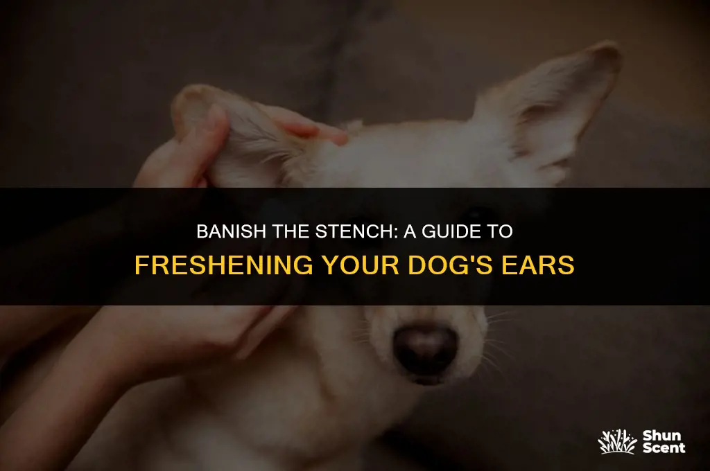 how can i stop my dogs ears from smelling