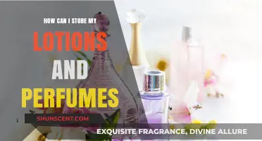 The Best Way to Store Lotions and Perfumes