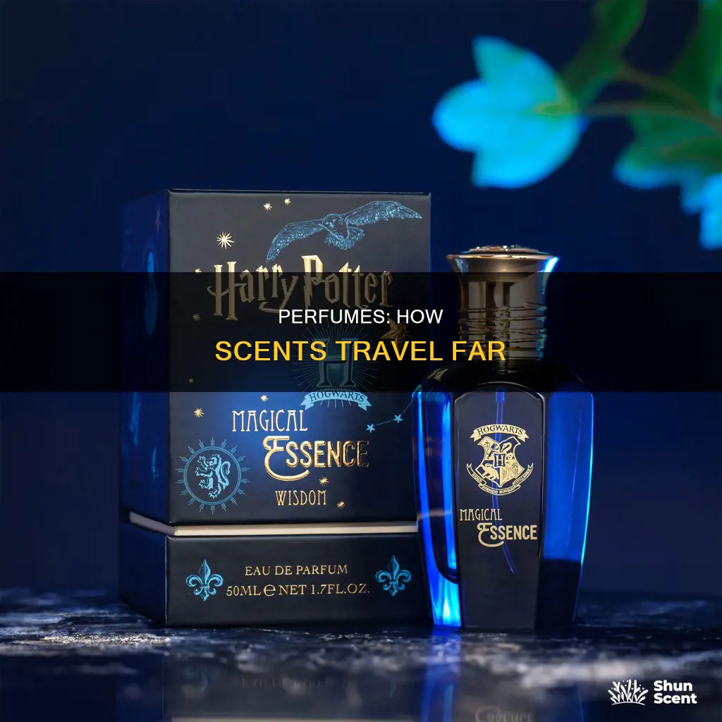 how can we smell perfume from a distance