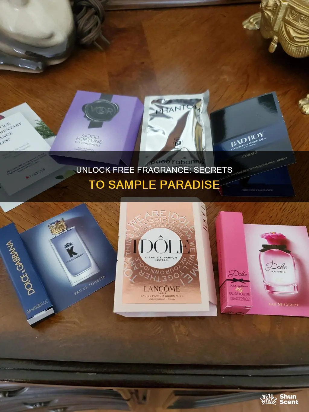 how can you get fragrance samples for free