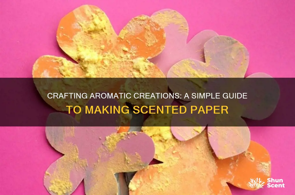 how can you make scented paper