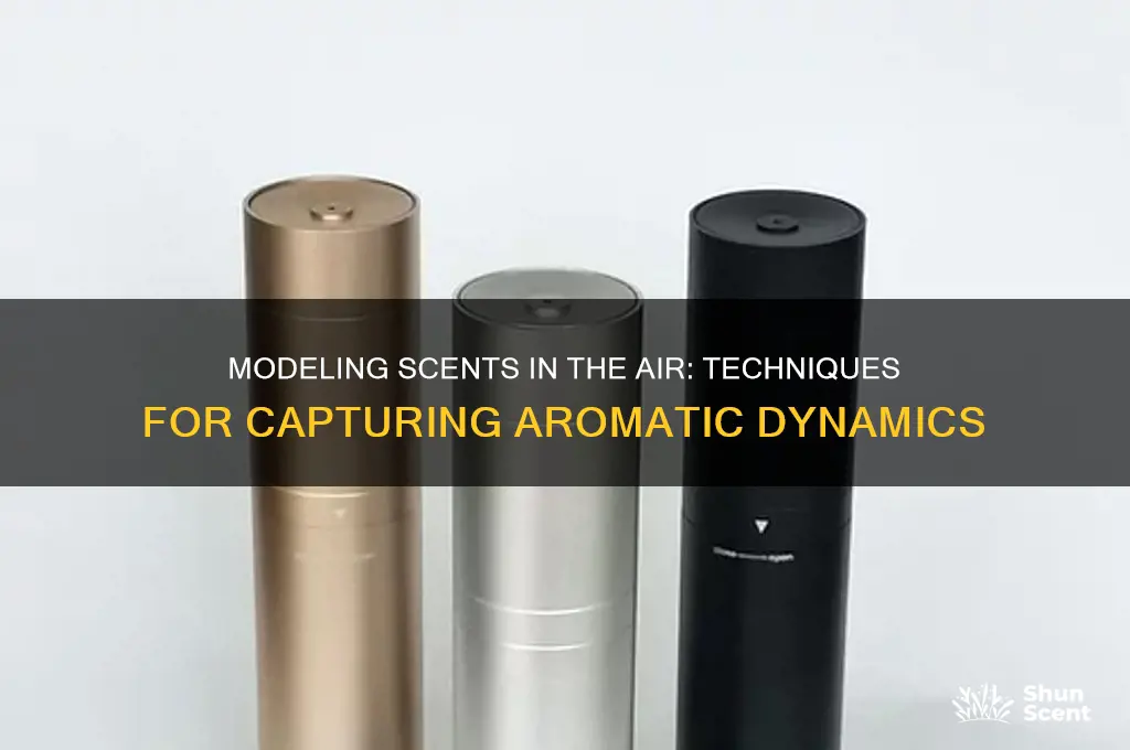 how can you model a scent in the air