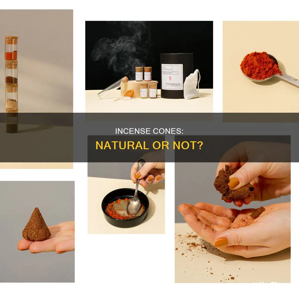 how can you tell if incense cone is all natural