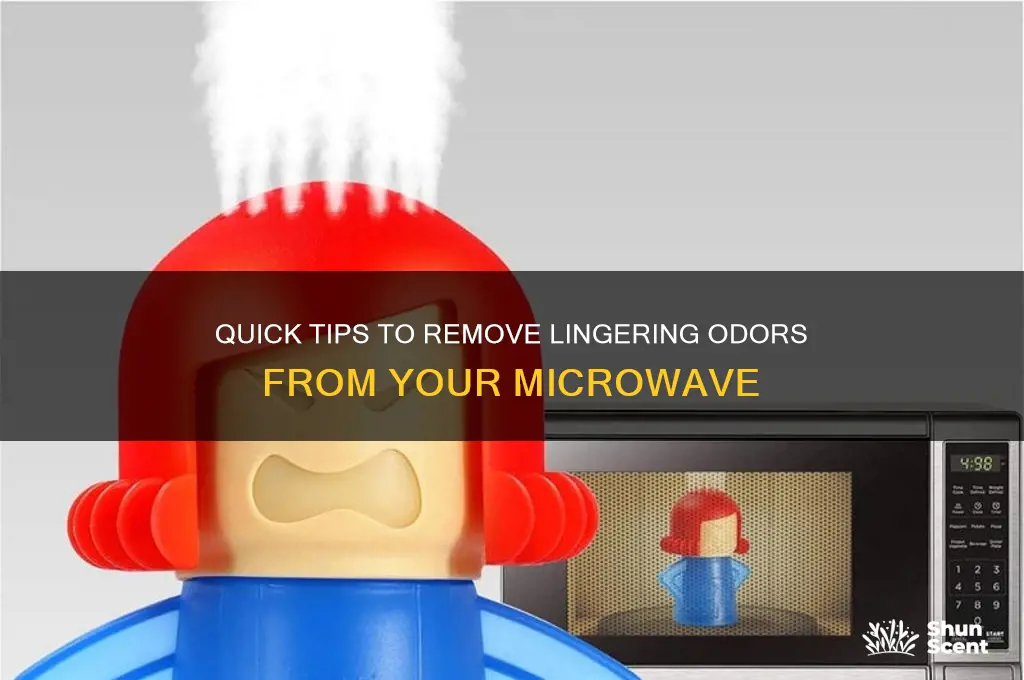 how clean scents out of mircowave