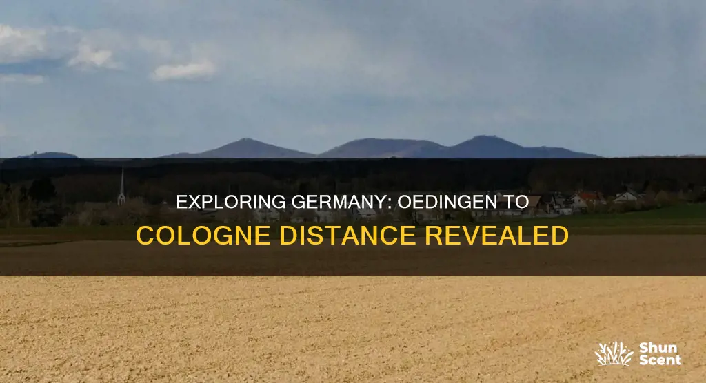 how close is oedingen germany to cologne