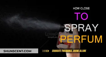 The Art of Spraying Perfume: Distance and Application