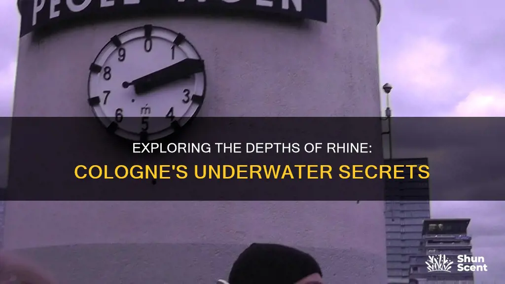 how deep is the rhine at cologne