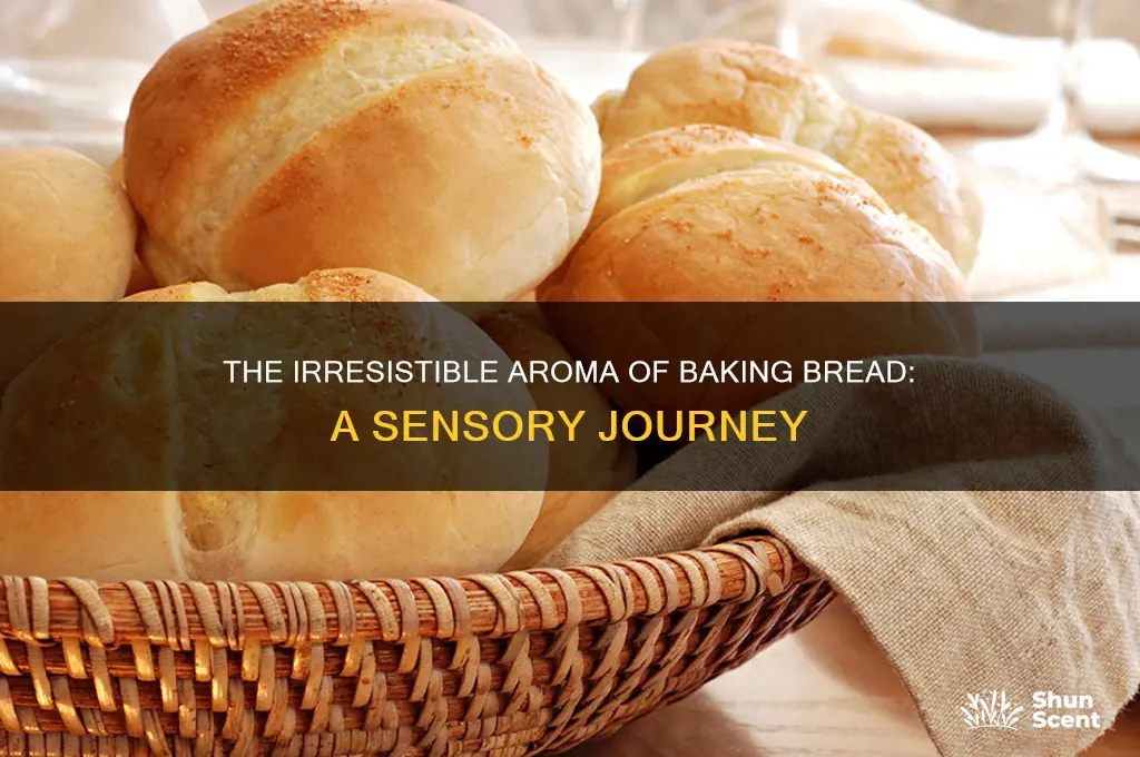 how describe scent of baking bread