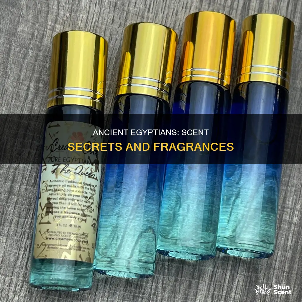 how did ancient egyptians wear perfume