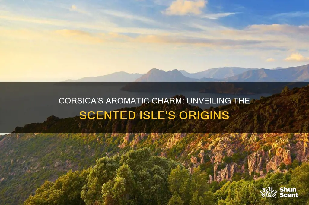 how did corsica get the name the scented isle
