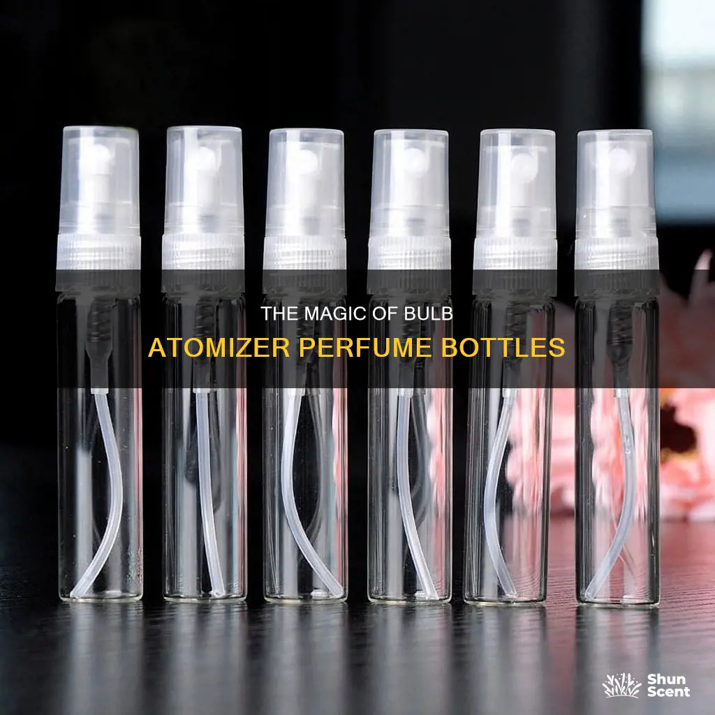 how did the bulb atomizer perfume bottles work