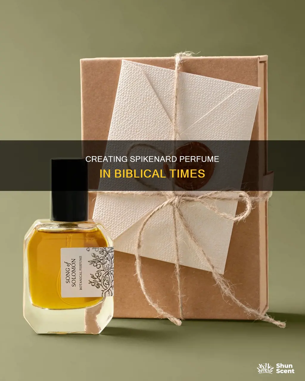 how did they make spikenard perfume in biblical times