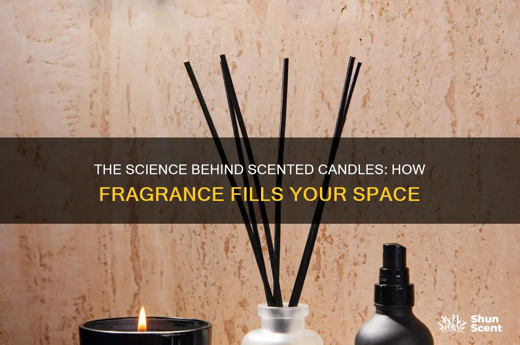 how do candles give off scent