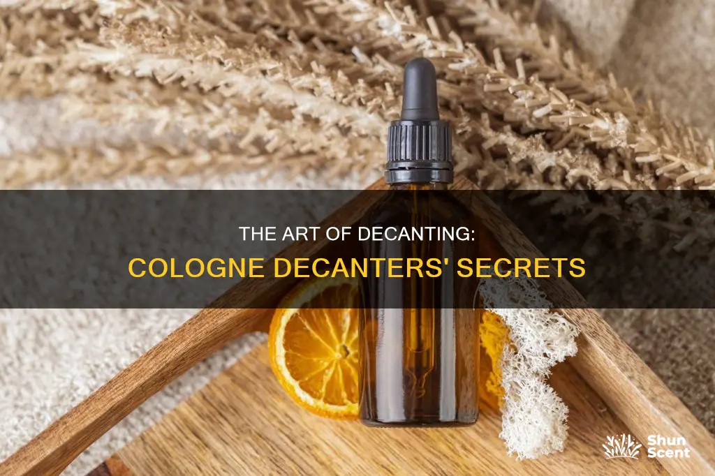 how do cologne decant companies decant cologne