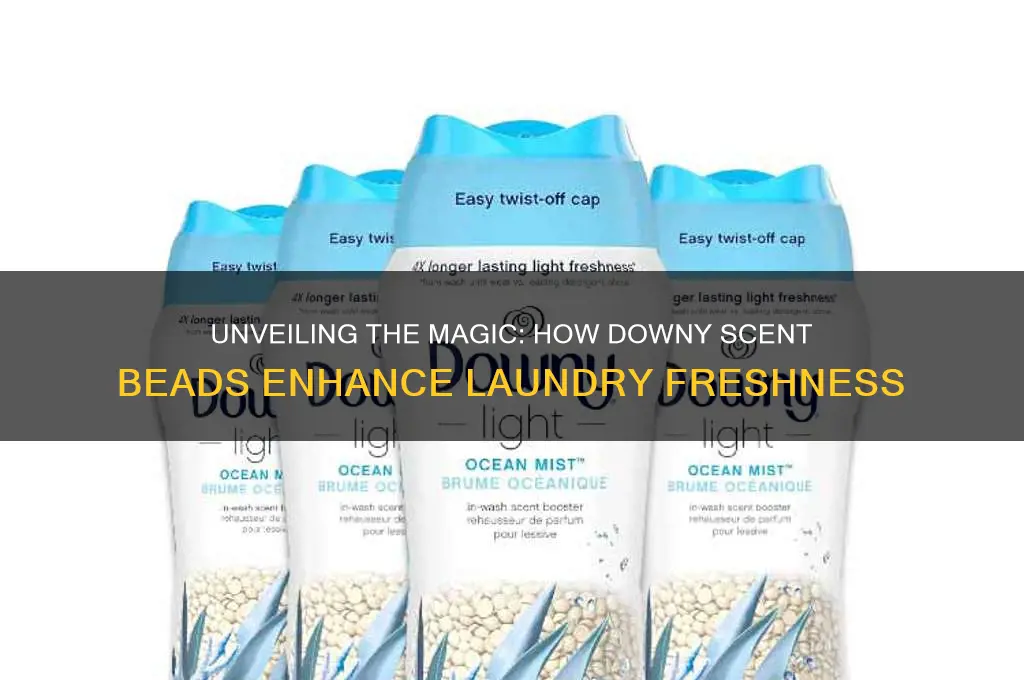 how do downy scent beads work