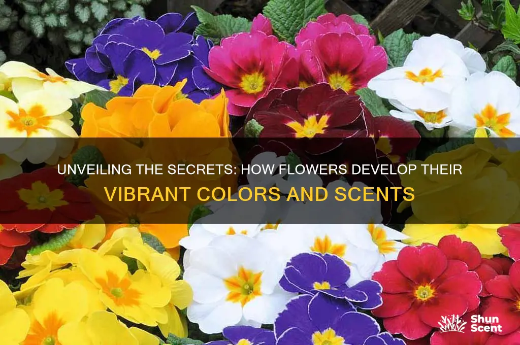 how do flowers get their colour and scent