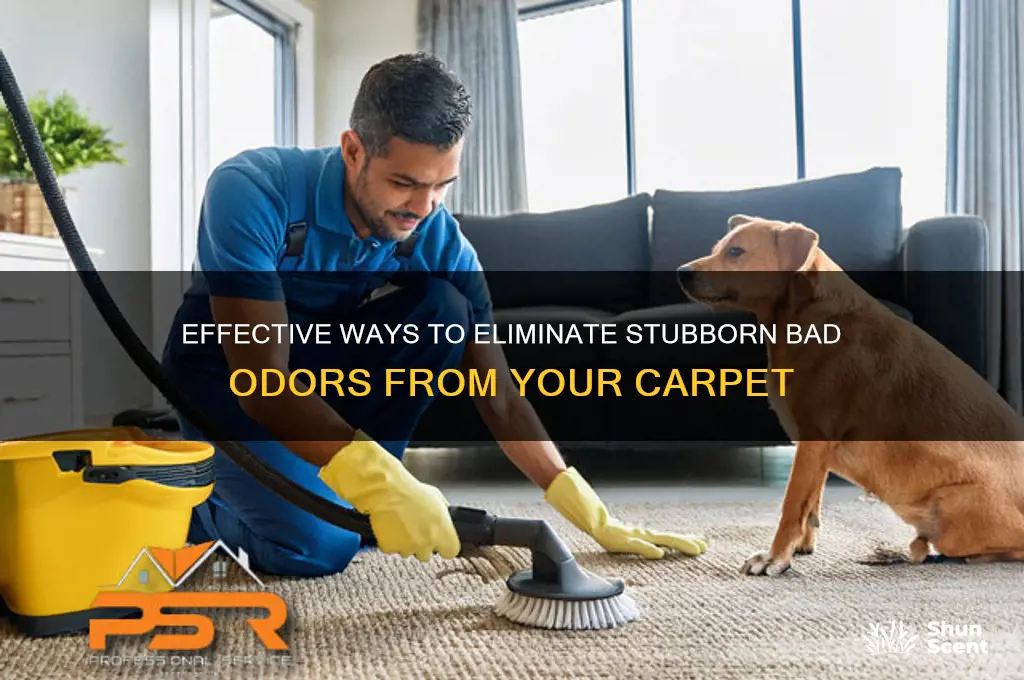 how do get a bad scent out of carpet