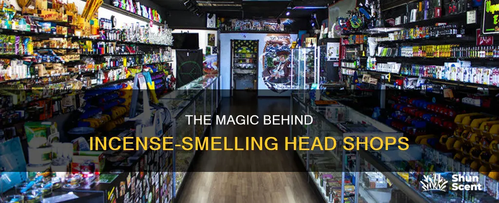 how do head shops get their incense smell