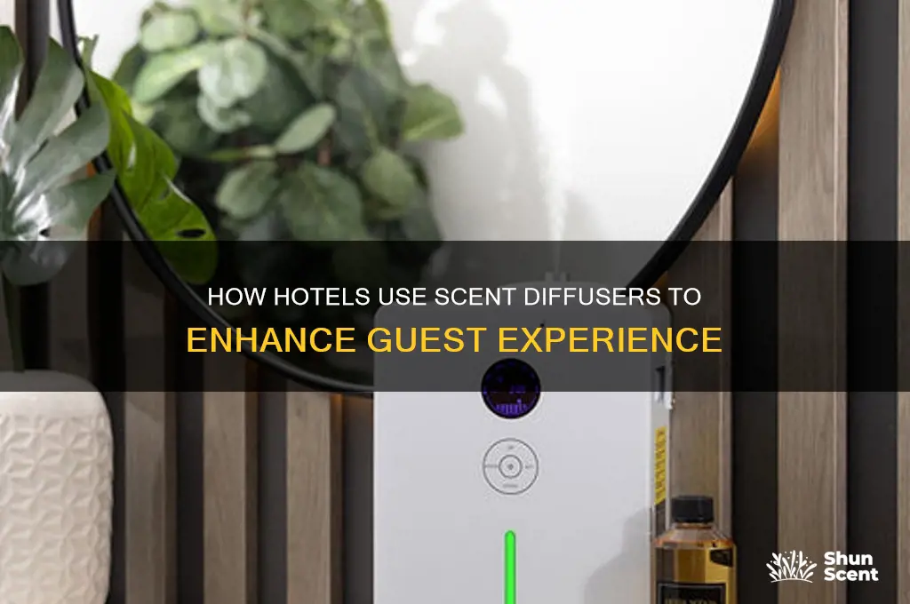 how do hotels diffuser scent