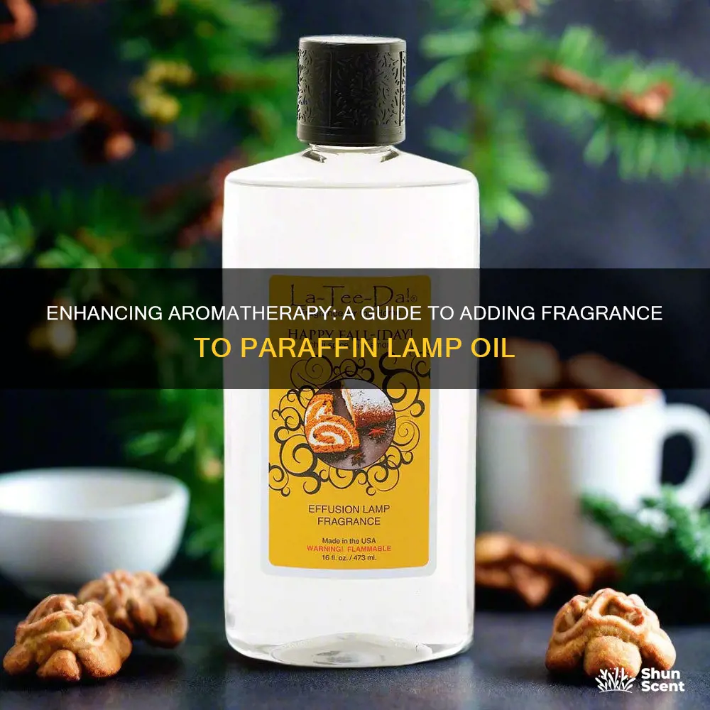 how do i add fragrance to parafin lamp oil