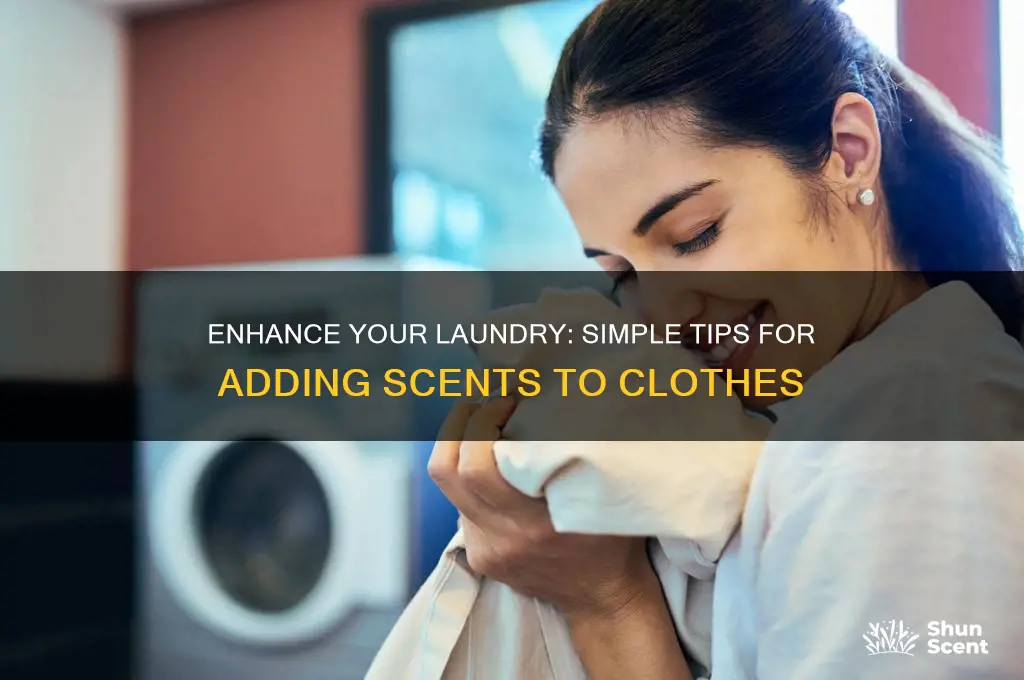 how do i add scents to my laundry