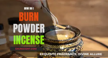 Burning Powder Incense: A Step-by-Step Guide