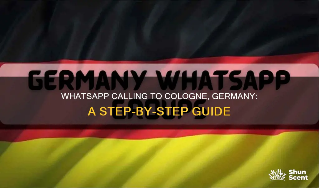 how do i call cologne germany via whatsapp