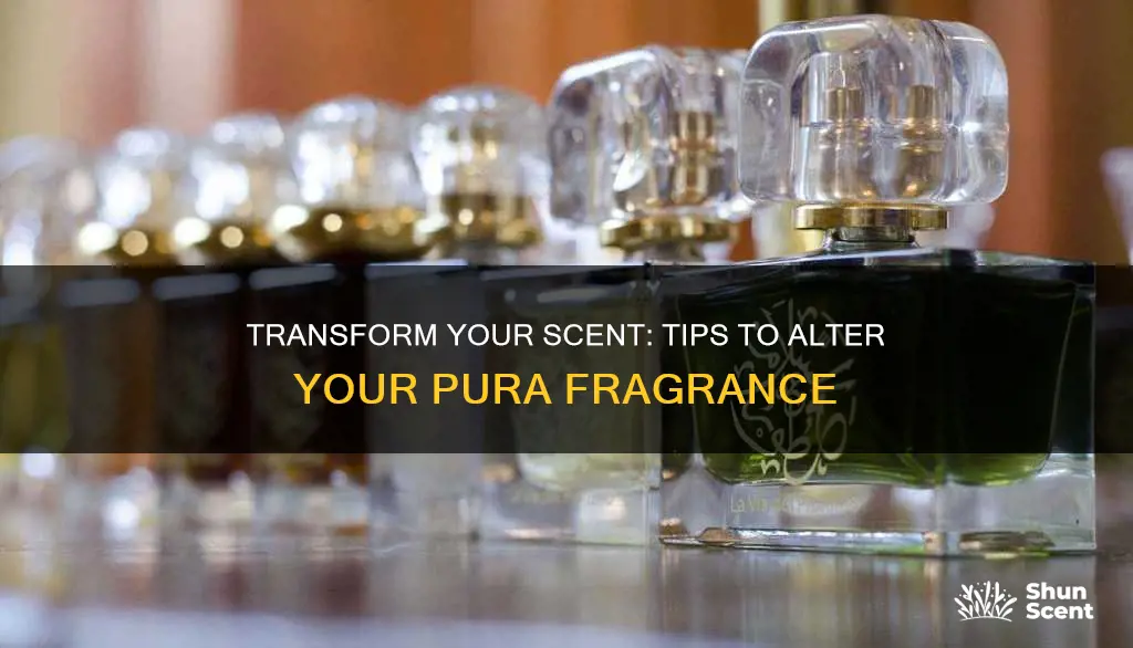 how do i change my pura fragrance