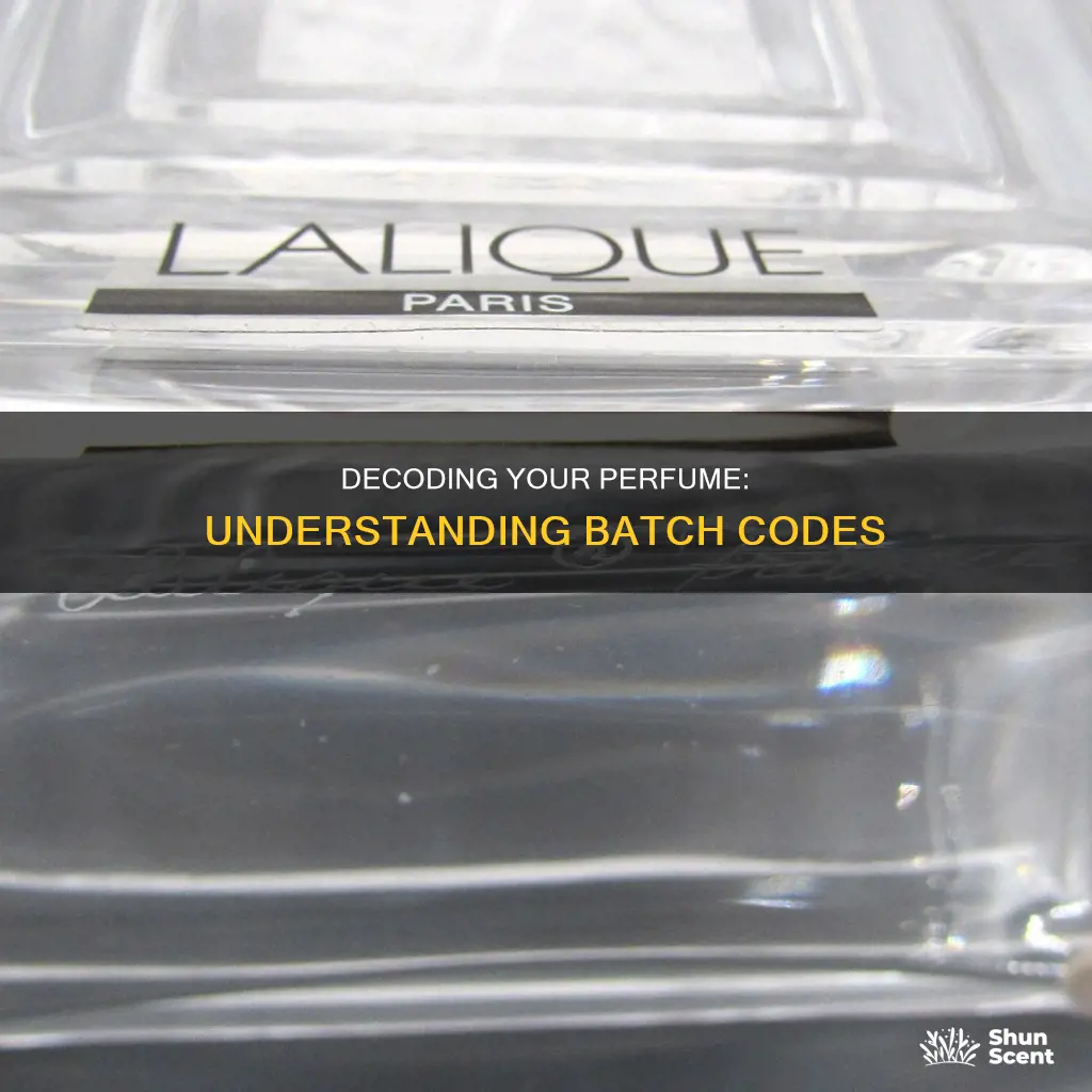 how do i check my perfume batch code