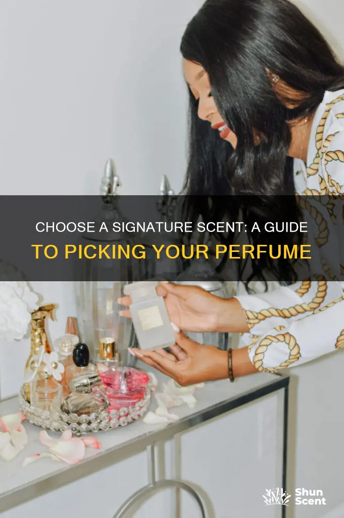 how do i choose a signature for my perfume